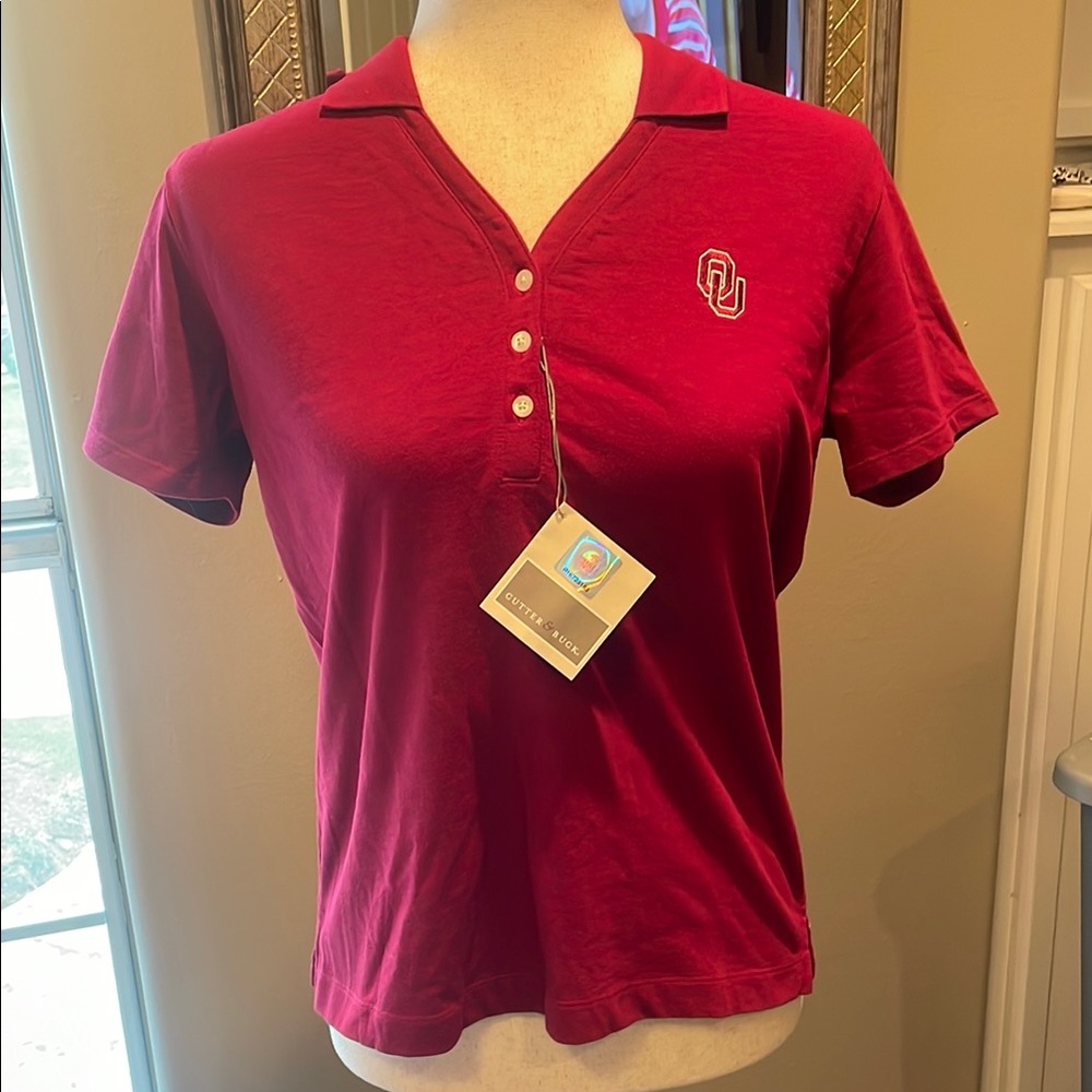 Women's Red Polo Shirt